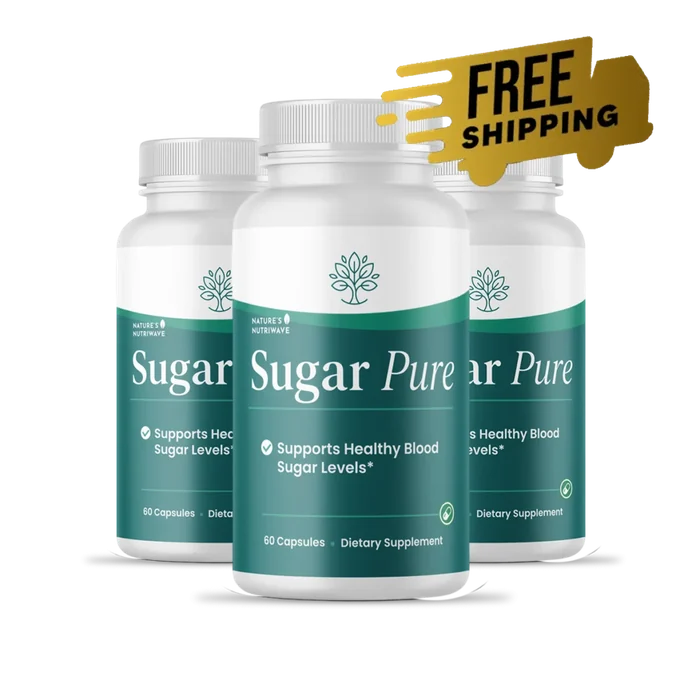 SugarPure 3 Bottles package