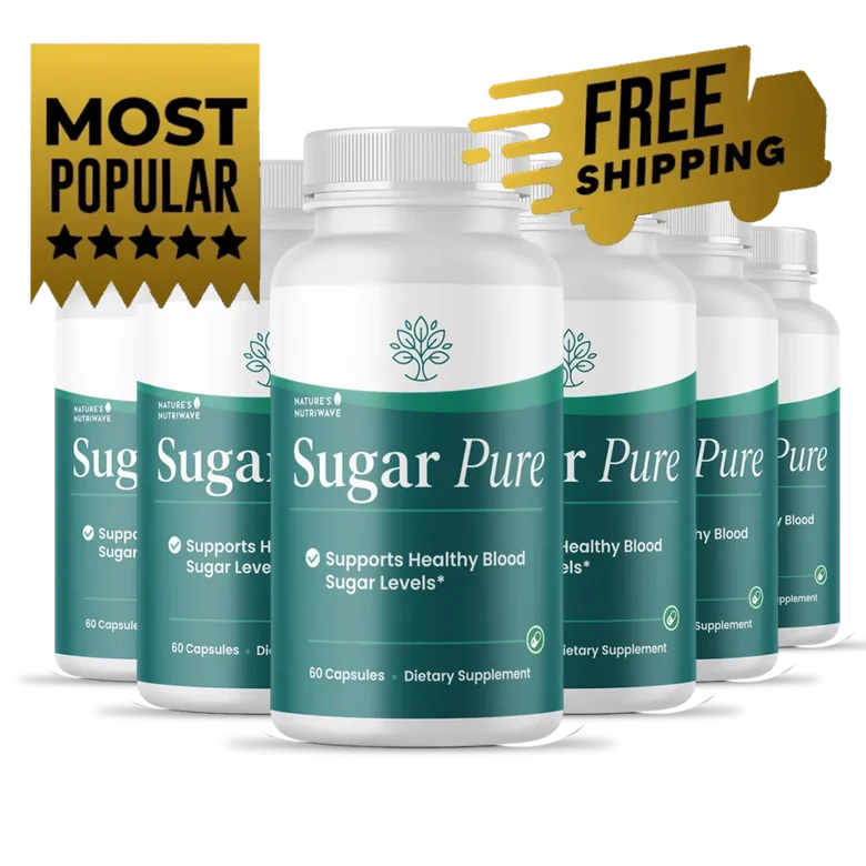 SugarPure 6 Bottles package